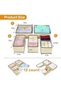 DUNISO 12 Pack Drawer Organizers, Foldable Clothing Storage Organizer, Fabric Clothing - 2
