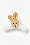 Plush Hairpin with Cute Rabbit Figure - Trendy Plush Hairpin - 3