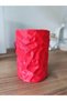 3D-Printed Crinkled Paper-Look Pencil Holder, Modern Desktop Organizer, Textured Pencil Holder BX - 2