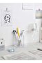 TPGP Clear Acrylic Pencil Pen Holder Cup, Clear Makeup Brush Holder, Acrylic Desk Accessories - 4