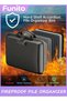 Funito Fireproof File Organizer with Lock, Hard-Shell Case Fireproof Document Box with 13 Pocket - 5