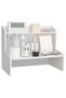LINGWEI Wooden Desk Organizer 2-Tier Desktop Storage Shelf for Office Supplies - 2