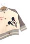 Baby Boy and Girl 1-2-3 Years Old, Mickey Printed Thick 3 Thread Raster College Cardigan, Jacket - 4
