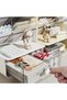 FAYET Multi-Functional Desk Organizer with 6 Compartments and 1 Drawer, Space-Saving Storage - 5
