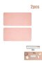 2pcs Desk Pad, Vegan Leather Desk Mat with Non-Slip Faux Suede Backing, Perfect Desk Organizer for
