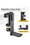 4 in 1 Under Desk Headphone Hanger with Detachable Pen Cup Holder, Rotating Clamp-On Headset Stand - 5