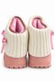 Mother-Daughter Combination Knitted Detailed Plush Textured Boots - 4