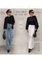 Different Style Long Sleeved Poncho Blouse That Can Be Used as Women's Cardigan or Cape