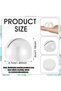 6 Pcs Table Number Holder Round Place Card Holders Wedding Table Number Stands Modern Place Card - 2