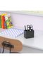 TPGP Acrylic Pen Holder 2 Compartments, Black Pencil Organizer Cup for Countertop Desk Accessory - 5