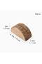 10Pcs Wooden Memo Holders – Retro Stump Shape Semi-Circular Table Sign Stand, Rustic Photo Place - 4