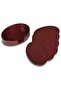 FIS Executive Desk Set, Vinyl Materials, Set of 10 Pieces, Unique Olive Shape Pieces, Crocodile - 5