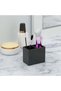 TPGP Acrylic Pen Holder 2 Compartments, Black Pencil Organizer Cup for Countertop Desk Accessory - 4