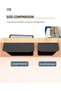 Self-Adhesive Under Desk Drawer Organizer, Hidden Slide-Out Storage Tray, Large Capacity Pencil - 5