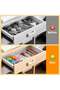 WALALLA 25PCS Clear Adjustable Drawer Organizer Set, Expandable PET Storage Trays for Makeup - 3