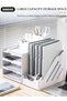 DUNISO 4 Tier Desktop Organizer, Book Holder,Office Desk Organizer, Desk Stationery Storage File - 5