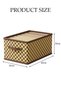 DUNISO 6 Pcs Foldable Storage Box, Large Collapsible Oxford Cloth Checkerboard Storage Boxes with - 2