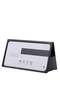 Eckek Desk Name Plate Holder, Plastic Sign Holder for Table Display, Foldable Double Sided Nameplate - 2