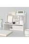 LINGWEI Wooden Desk Organizer 2-Tier Desktop Storage Shelf for Office Supplies - 3