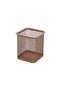 DAISO Wire Mesh Pen Holder - Square Copper Color Desktop Organizer - 3