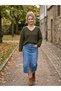 Women's V-Neck Sweater - 4