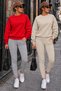 2-Piece Zero-Collar Winter Shardooned Unprinted Women'S/Men's Unisex Model