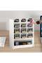 TPGP Hggzeg White Multifunctional Desk Organiser and Pen Holder for School, Home, Office, Art - 4