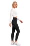 Women's Winter Fleece Leggings Gathering High Waist Stretchy Leggings Warm-Keeping Inner Fleece Sports Leggings - 6