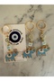 Elephant Figured Evil Eye Beaded Keychain and Bag Ornament - 5
