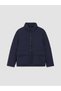 Navy Blue Relax Fit High Collar Men's Puffer Jacket - 6