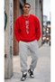 Zero Collar Sweat Suit 2-Piece Combination Winter Shardooned Money Printed Women's / Men's Unisex Model