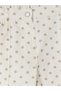 Alita City Ecru Regular Baby Girl Gabardine Trousers with a Difference - 3