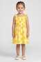 Toddlers Girl Floral Print Sleeveless Dress, Multicolor