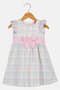 Toddlers Girl Plaid Dress, Multicolor - 2