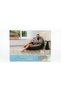 Inflatable Sofa Chair 100x100 cm – Flocked Portable Lounger for Gaming & Reading