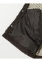Brown Regular Fit Quilted Men's Coat - 7