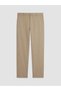 Beige Slim Fit Men's Chino Pants