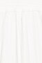 Women Shirred Midi Dress, White - 5