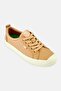 Women OCA Low Lace Up Sneakers, Dark Beige