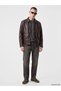 Mürdüm Regular Fit Men's Leather Look Jacket - 2