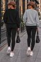 2-Piece Zero-Collar Winter Shardooned Unprinted Women'S/Men's Unisex Model - 2