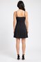 Women Plain A-Line Dress, Black - 4