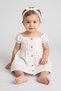 Toddlers Girl 2 Pieces Stripe Dress With Headband, Multicolor