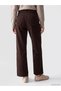 Brown Regular Fit Women's Velvet Trousers - 4