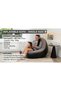 Inflatable Sofa Chair 100x100 cm – Flocked Portable Lounger for Gaming & Reading - 3