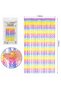 Macaron Spiral Background Curtain 1X2 Meters Wavy Rainbow Birthday Celebration Party Backdrop Decoration - 3