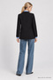 Padded Blazer Woven Jacket Lnt0049 Black - 7