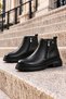 Thar Genuine Leather Double Zipper Men's Winter Boots - 2