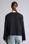 Crew Neck Straight Cut Long Sleeve Basic T-Shirt J1594Ax26Au - 5