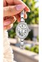 21 mm Mini Case, Silver Steel Band, 5 Atm Pool and Sea Use, Women's Wristwatch+Bracelet